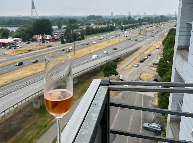 Krasta Parking & With & River View Riga