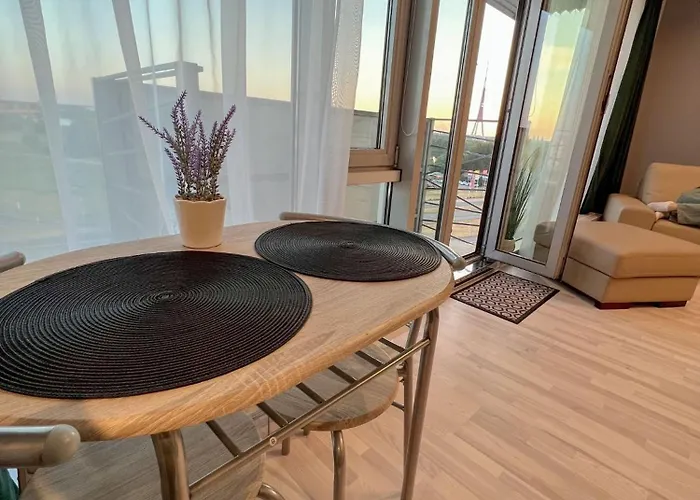 Krasta Parking & With & River View Riga